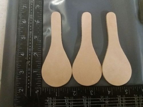 Leather Key Fob Blanks - Nat. Veg. Tan - Pear (50)